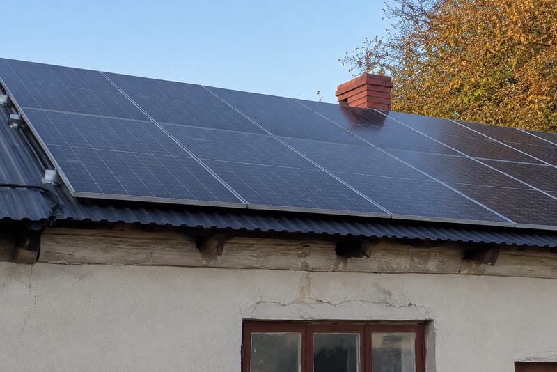 Ulhówek — fotowoltaika 9,2 kWp + magazyn energii 15 kWh — zdjęcie 2