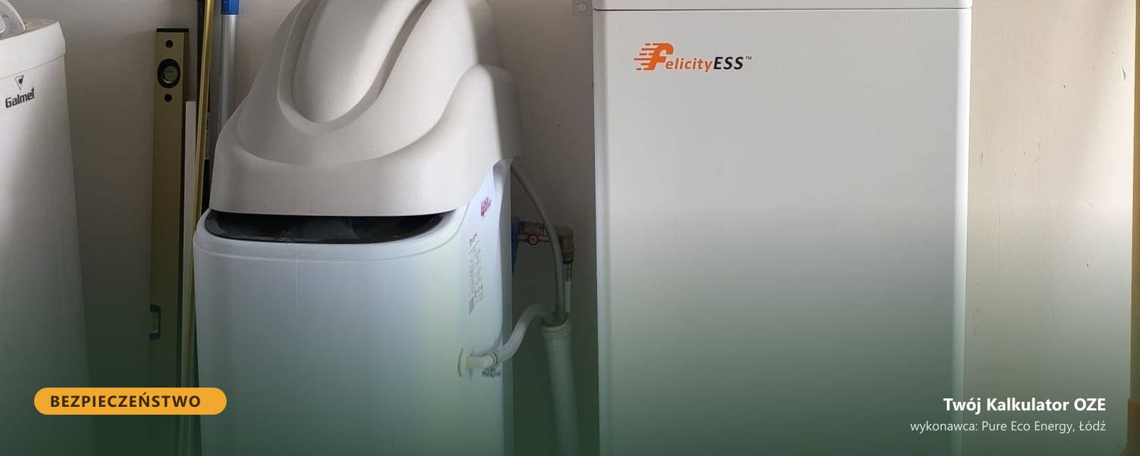 Magazyn energii LiFePO4 zamontowany bezpiecznie w garażu domu jednorodzinnego